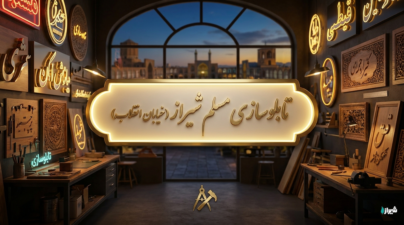 تابلوسازی مسلم شیراز (خیابان انقلاب)