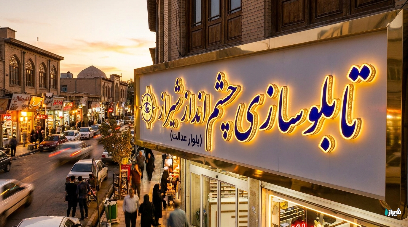 تابلوسازی چشم انداز شیراز (بلوار عدالت)