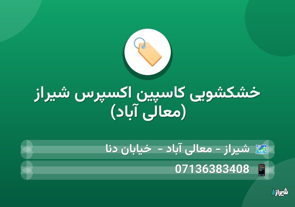 خشکشویی کاسپین اکسپرس شیراز (معالی آباد)