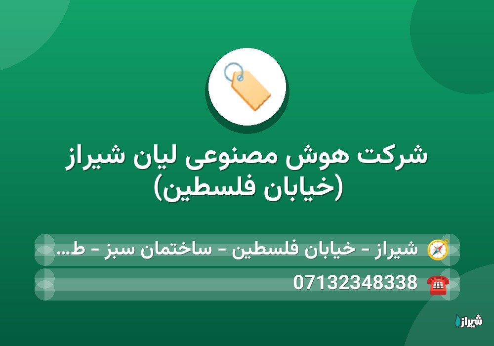 شرکت هوش مصنوعی لیان شیراز (خیابان فلسطین)