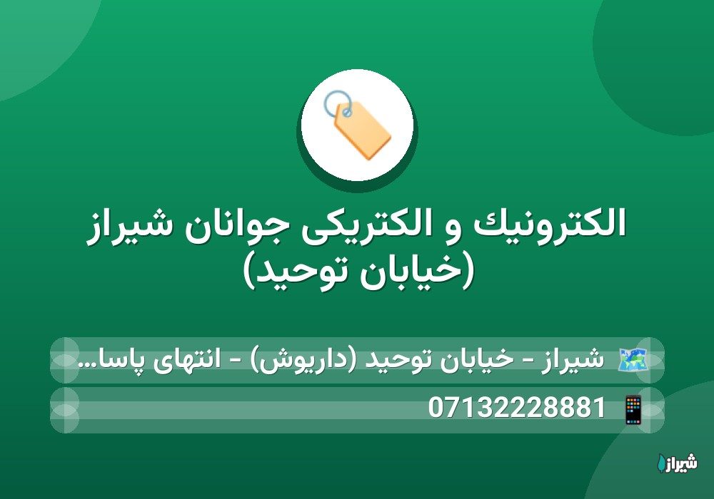 الکترونیک و الکتریکی جوانان شیراز (خیابان توحید)